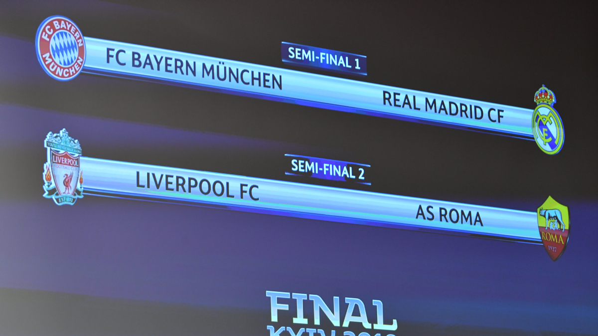 Bán kết Champions League: Bayern Munich đấu Real Madrid, Liverpool 'hẹn hò' Roma ảnh 1